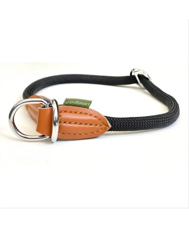 Leisegr n Adjustable Paracord Dog Collar | Nylon Collar for Dogs | Model Devon | Black | Size L | International Shipping Available - Buy Online on GoSupps.com