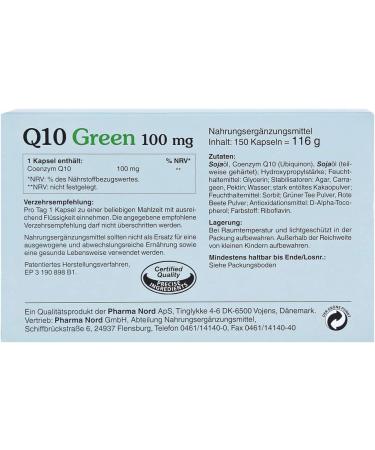 Q10 Green 100 mg Capsules - Boost Energy & Support Heart Health | International Shipping Available - Buy Online on GoSupps.com