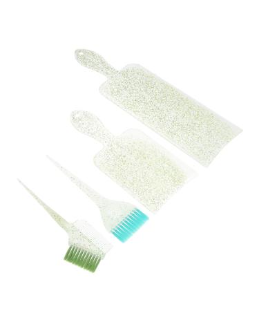 ORFOFE 1 Set Baking Oil Hair Coloring Board Hair Coloring Comb Beard Kits Beard Tools Hair Streaking Kit Hair Color Board Highlighting Paddle Hair Dye Nylon Office Manicure 34.30X10.80X0.50CM Green