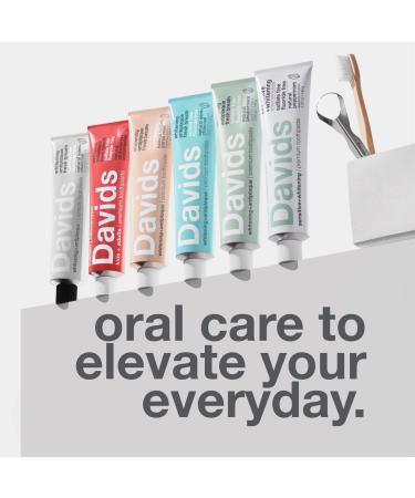Davids Nano Hydroxi and Antiplaque Strawberry Watermelon Fluoride Free Toothpaste Bundle, SLS Free, Recyclable Metal Tube, Made in USA, 4 oz and 5.25oz - Buy Online on GoSupps.com