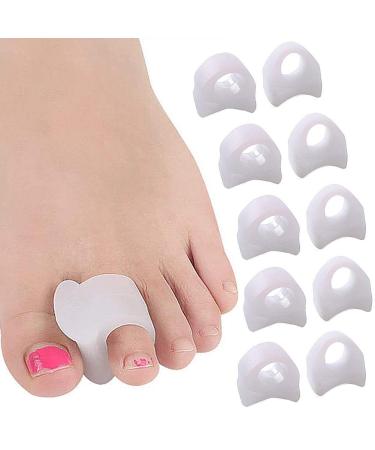 Toe spreader small toe older toe 5 pairs toe orthesis separator toe protezer soft silicone for avoid the spaces reduce the pain after yoga