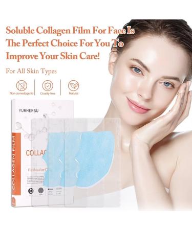 Highprime Pure Collagen Films - Hydrating Face Mask for Improved Elasticity & Fine Line Reduction (2 Box - Buy Online on GoSupps.com