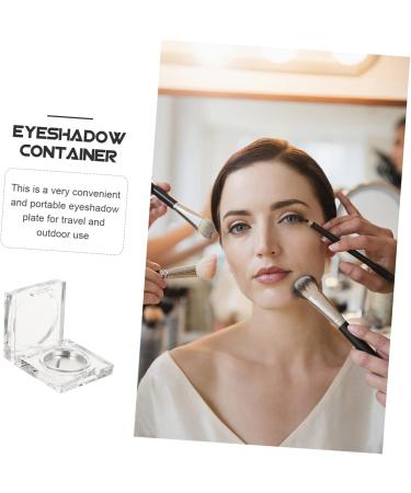  Didiseaon Didiseaon 12 Pcs Eyeshadow Box Ornament Container Blush for Face Trim Tray Makeup Organizer Transparent Container Cosmetics Case - Buy Online on GoSupps.com