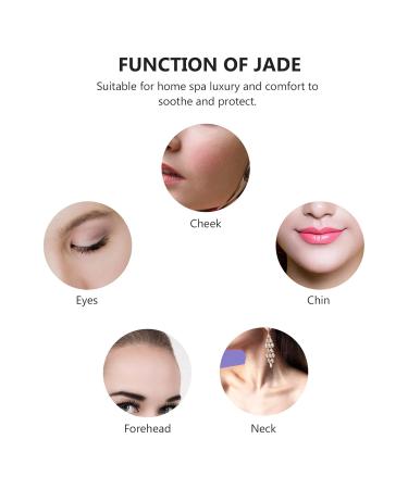 FRCOLOR Cooling Facial Sleeping Eye Mask - Weighted Crystal Rejuvenation Mask for Skin - Natural Jade Anti-Wrinkle Tool - 29x22cm Green - Buy Online on GoSupps.com