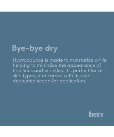 Hers Hydrobounce Instant Moisturizer - Hyaluronic Acid & Squalane Formula - 1.7 fl Oz - Buy Online on GoSupps.com