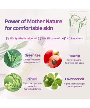 Aura Volume Skin Injection Ampoule Toner | Peptide-Packed Elasticity Booster | Green Tea Pomegranate & Lavender Oils | 6.7 fl oz - Buy Online on GoSupps.com