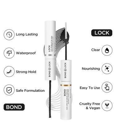 BEYELIAN Lash Bond and Seal - Waterproof DIY Eyelash Extension Glue Mascara Wand - Strong Hold Latex-Free Formula - 10ml - Buy Online on GoSupps.com