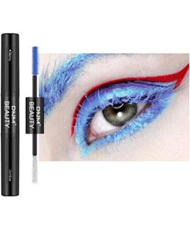 Mascara 4D Double-Headed Quick-Dryin Mascara Black Waterproof Sweatproof No Smudging Mascara Black Volume and Length - Buy Online on GoSupps.com