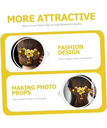 Didiseaon Hairpin Hair Jewels for Women French Hair Pin Wedding Hair Clips Women Hair Clip Women Hair Barrettes Vintage Flower Hair Clips Hair Clamp Ponytail Alloy Spring Miss - Buy Online on GoSupps.com