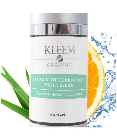 Best Dark Spot Corrector Serum for Face, Hands & Neck. This Age Spot Remover is Formulated with Bio Ingredient for Dark Spots, Age Spots & Sun Spots. Kleem Organics Dark Spot Remover is Made in USA