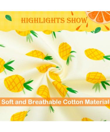 Pawchie Cute Dog Bandana 9 Pack - Cooling Summer Style Scarfs for Pet Puppy Boys & Girls - Soft Triangle Scarfs in Yellow - Buy Online on GoSupps.com