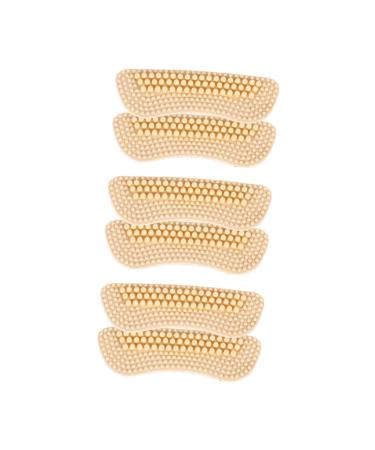 FOMIYES 1 Set 3pairs Follow Pads for Shoes Heel Cushions 4d Heel Liners Silicone Heel Liners Self-Adhesive Heel Liners Heel Grips Heel Pads Heel Grip Pads Heel Protectors