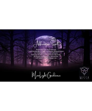 Wicca Crystal Moonlight Guidance Candle - Vegan Soy Wax, Moonlight Musk Scent - Cleansing & Positivity - Buy Online on GoSupps.com