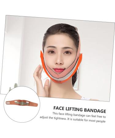 Angoily Thin Face Belt Face Strap Chin Strap Face Face Slimmer Double Chin Reducer Chin up V Line Belt V Face Line Belt Clippers Brush Cleaner Breathable Spandex Noodles - Buy Online on GoSupps.com
