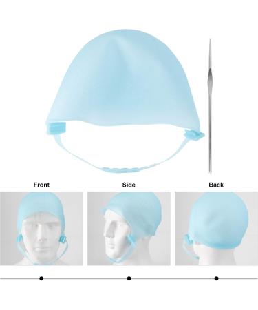 1pc Silicone Highlighter Cap Highlighting Cap with Hook Highlight Cap for Hair with Hook Highlighting Caps Professional Styling Tools Hair Styling Tools Silica Gel Hair Dye Letter - Buy Online on GoSupps.com