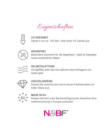 N&BF Cat Eye UV Farbgel 5ml - Cheetah Orange | German UV Color Gel | Opaque Nail Gel with Cat Eyes Effect | Magnet Gel for Geln gel - Buy Online on GoSupps.com