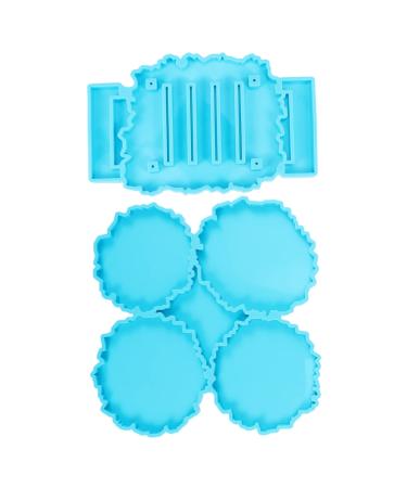 STOBOK 1 Coaster Mold Resin Moulds Resin Casting Molds Resin Silicone Molds Soap Dish Molds for Chocolate Molds for Resin Epoxy Mold Silicone Mould Chocolate Mould Fudge Silica Gel Agate
