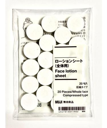  MUJI Muji Muji Japanese Face Lotion 20 Count (Pack of 2) - Buy Online on GoSupps.com