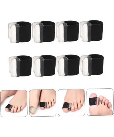 Orthopedic Bunion Toe Separator | 4 Pairs Toe Spreaders for Men | Flexible & Soft | FOMIYES Black Toe Separator 2.5x2cm - Buy Online on GoSupps.com