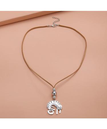 Oralgo's Unique Ethnic Cat Pendant Necklace | Fashionable Jewelry for Men & Women - Shop Now! - Buy Online on GoSupps.com