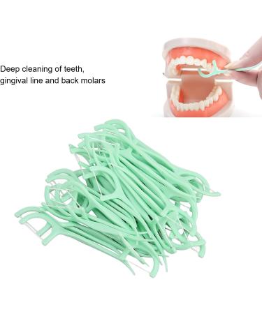 High-Strength Dental Floss Picks - Portable Case Thin Thread for Plaque Removal & Tooth Cleaning - Ideal for Travel - Buy Online on GoSupps.com