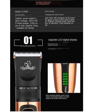 Premium Cordless Hair Cutting Tool - 11-Piece Rechargeable Trimmer Kit for Families | Perfect Christmas Gift for Men Dads Boyfriends & Husbands - Buy Online on GoSupps.com