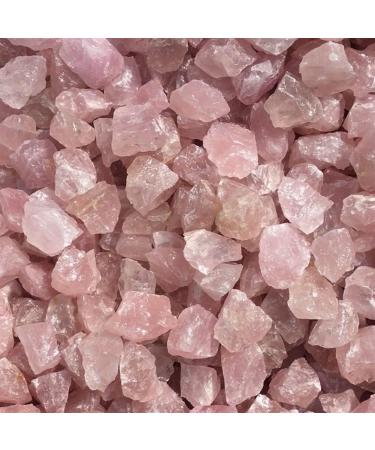 Choice of Gifts 100g Natural Raw Crystal Pink Rose Quartz Crystal Minerals Specimen Crystal Love Natural Stones and Fish Tank Decor Vibration Stone (Size : 3-5cm100g) - Buy Online on GoSupps.com