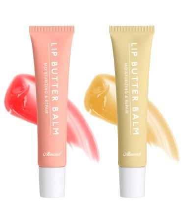 LOPHE LOPHE Burrocaao Coloured Lip Balm - Moisturising Protection for Dried and Cracked Lips (#01+#08) 12 ml