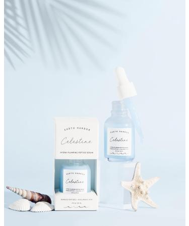 Earth Harbor CELESTINE Hydra-Plumping Peptide Serum | Boost Skin Elasticity & Hydration | Hyaluronic Acid & Seaweed Peptides | Vegan | 20ML - Buy Online on GoSupps.com