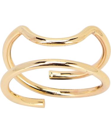LIYJTK Ring finger index finger nail ring artistic charm decoration retro jewelry for women and girls wedding Valentine's Day gift (3046 oro) - Buy Online on GoSupps.com
