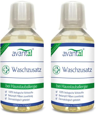 avantal Anti-Mite Detergent Additive 300ml - Fragrance-Free Liquid for Effective Allergen Removal - International Shipping Available - Buy Online on GoSupps.com