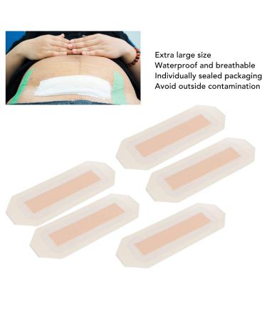 Full Coverage Waterproof Scar Tape Sheets - 5pcs | Breathable & Ideal for Maternity Bathing - Buy Online on GoSupps.com