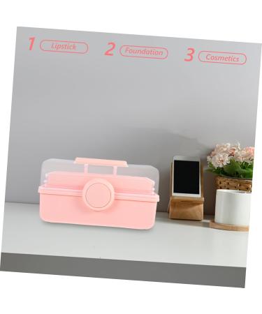  Mikinona Mikinona Cosmetic Storage Box Lipstick Makeup Brushes Nail Polish Organizer Case Beauty Organizer Skin Care and Makeup Organizer Nail Polish Storage Organizer Perfume Organizer Pink - Buy Online on GoSupps.com