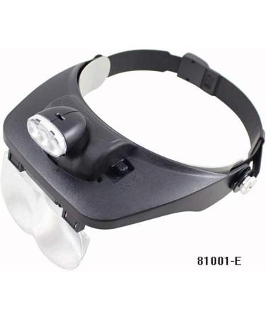 Headband Magnifier Head MountLighted Magnifying Glasses LED Headband Magnifier Head Magnifying Visor Magnifying Light Head Loupe Acrylic Headband Magnifying Glass with LED Light for Reading Jewelle - Buy Online on GoSupps.com