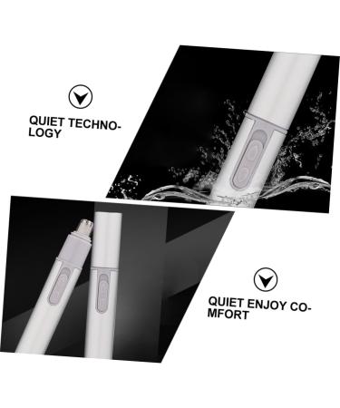 Ipetboom Nose Hair Trimmer for Men - Ear & Nose Hair Shaver Men's Face & Beard Grooming Home Use Efficient Hair Remover - White - Buy Online on GoSupps.com