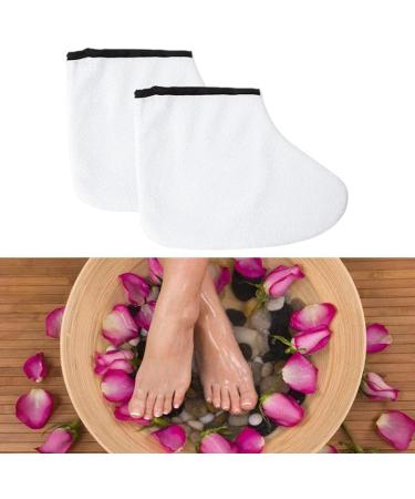 Generic Gants de Cire de Paraffine 4x Chaussons de Traitement Mitaines Couvre-pieds Blanc - Buy Online on GoSupps.com