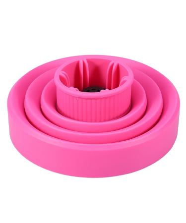 Collapsible Travel Hair Dryer Diffuser - Heat-Resistant Silicone Hair Styling Tool (Pink) | Perfect for Wavy Hair - Buy Online on GoSupps.com