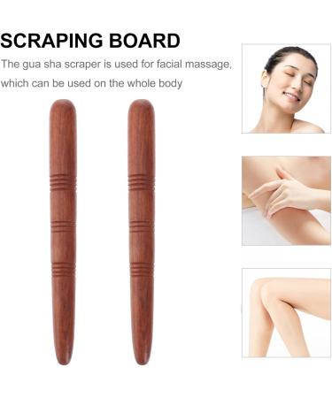 Magiclulu 2 ST Wooden Acupuncture Stick - Gua Sha Facial Tool & Muscle Roller for Whole Body Acupressure and Foot Massage - Buy Online on GoSupps.com