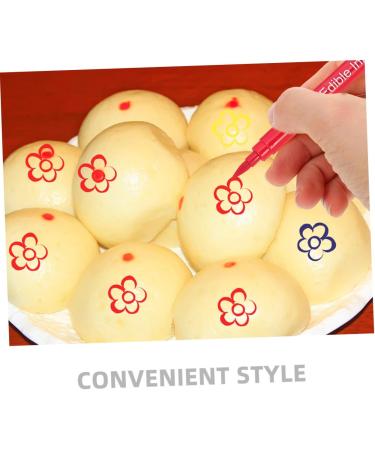 HOLIDYOYO 6pcs Cake Boxes Biscuits Decor Portable Edible Pens Portable Edible Markers Edible Cake Pens Plastic - Buy Online on GoSupps.com