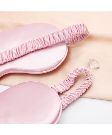 Set of 4 Satin Sleep Eye Masks - Soft Silk Blindfolds for Men and Women - Buy Online on GoSupps.com