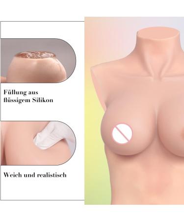 Realistic Silicone Breast Forms for Crossdressers | CYOMI D Cup Bodysuit Catheter Included - International Shipping - Buy Online on GoSupps.com