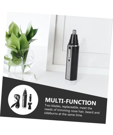 FOMIYES 2 1 Ear Hair Trimmer Nose Trimmer Best Nose Hair Trimmer And Ear Trimmer Hair Clipper Set Electric Medium Black - Buy Online on GoSupps.com