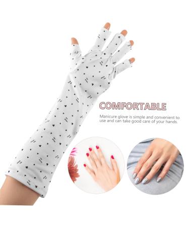 minkissy 8 Pairs Miss Fingerless manicure protection salon manicure gloves Accessories protector gloves Manicure tools gloves for sun protection for women gel for nails - Buy Online on GoSupps.com
