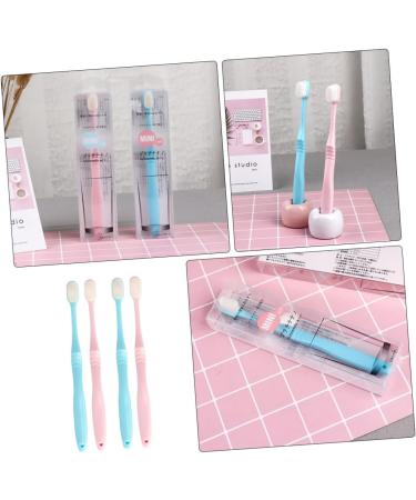 Frcolor 4-Piece Wangan Hair Toothbrush Set | Ultra-Soft Children's Toothbrushes for Oral Hygiene | Japanese Style Bursten Toothbrushes - Buy Online on GoSupps.com