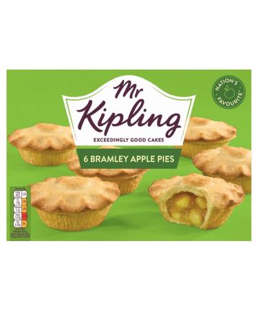 MR Kipling Bramley Apple Pies 6 399g