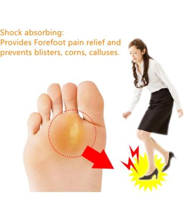 SIISMI Forefoot High Heel Cushions | 6 Pairs Gel Metatarsal Pads for Pain Relief - International Shipping - Buy Online on GoSupps.com