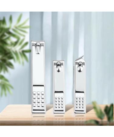 Premium 3-Piece Nail Clippers Set - Silvery Stainless Steel for Men Women 3 Pieces -C5 - Buy Online on GoSupps.com