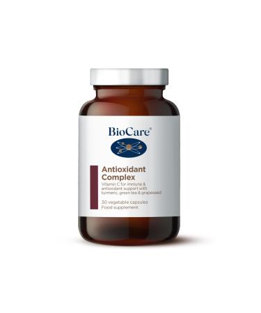 BioCare Antioxidant Complex | with Vitamin C Turmeric Green Tea & Grapeseed - 30 Capsules