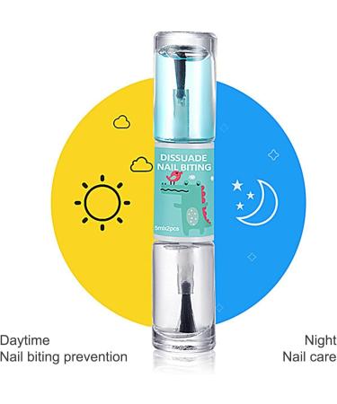 Dyeulget Bitter Nail Water Kid's Bitter Tasting 10ml Liquid Polish Mild and Safe Nail Biting Stop Tool for Children Adults Teenagers of All Ages - Buy Online on GoSupps.com