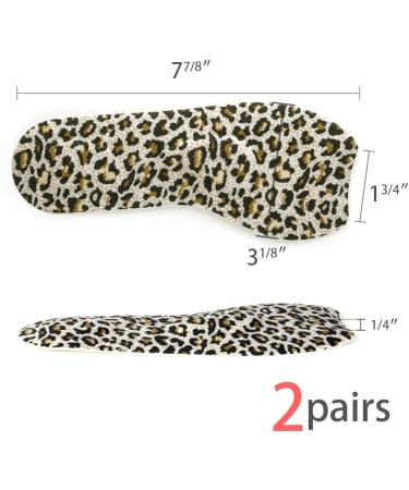 uxcell Leopard High Heel Cushions Insoles - 3/4 Length Sneaker Comfort for Women - 2 Pairs - Buy Online on GoSupps.com